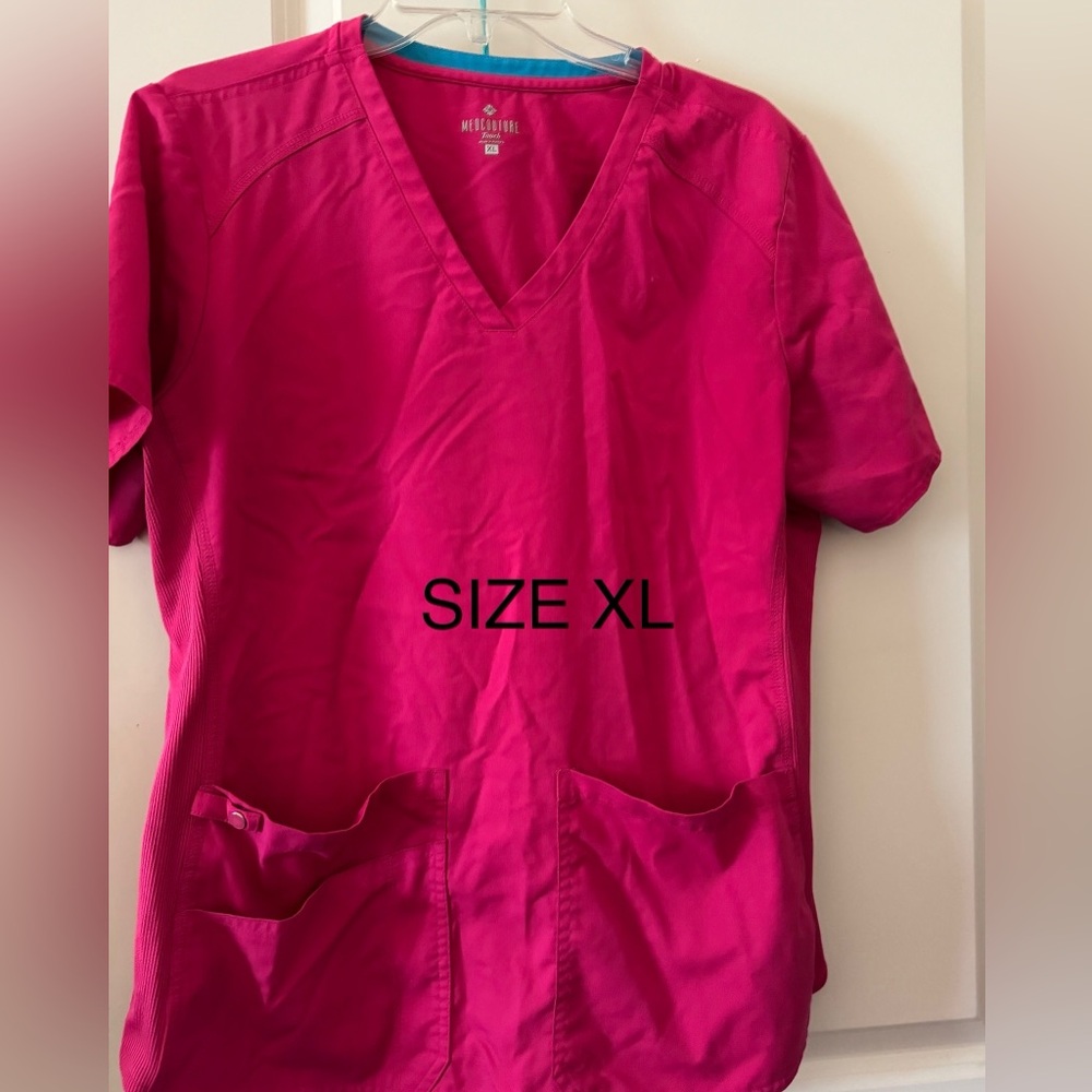 Med Couture Women's Top in Bright Pink